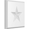 Ekena Millwork Standard Sedgwick Star Rosette With Beveled Edge, 6"W x 6"H x 3/4"P ROSP060X060X075SDG07 - alternate 1